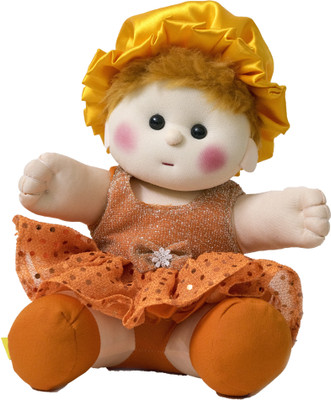 

Lovely Toys Baby Doll Girl – Chamki – Orange Color - 24 cm(Orange)