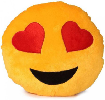 

Clickcases Love emoji, smiley Decorative Cushion - 35 Cm Yellow - 35 cm(Yellow)