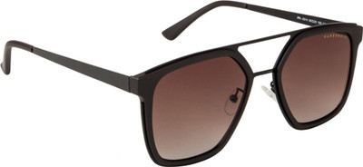 FARENHEIT Retro Square Sunglasses(For Men & Women, Brown)