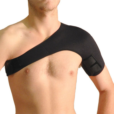 

Medtrix Shoulder Support Adjustable shoulder brace Compression Shoulder Pad Neoprene Left Shoulder Support(Black