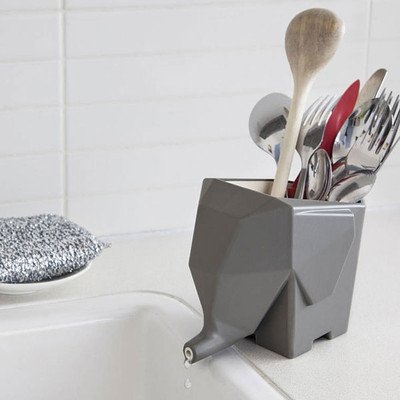 

Avmart Elephentgreyholder01 Plastic Toothbrush Holder(Grey)