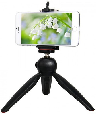 

Mobone Mini tripod YT-228 high-quality universal Mount + Phone Holder Clip Desktop Self-Tripod for Mobile Phones and Digital Camera ZXA2 Tripod Kit(Black, Supports Up to 1500 g)