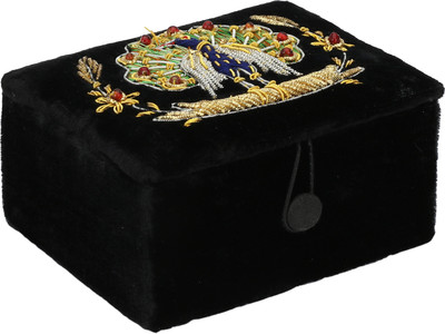 

HimalayaHandicraft Jewellery Box Gift Box, Jewellery Box, Makeup Box Vanity Box(Black)