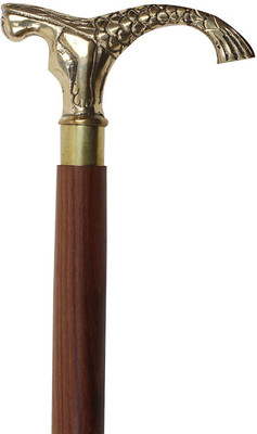 

Kartique Derby Cane Solid Brass Handle | Walking Stick| Length 36 nches Walking Stick
