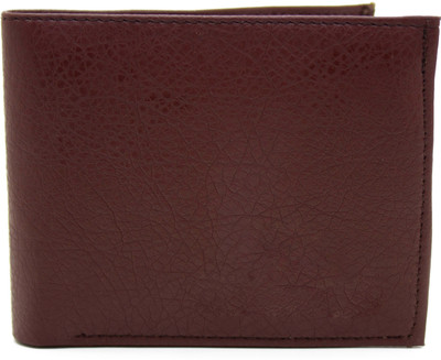 

NIetz Men Brown Genuine Leather Wallet(10 Card Slots)