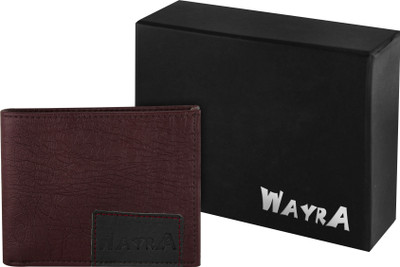 

WAYRA Men Brown Artificial Leather Wallet(3 Card Slots)