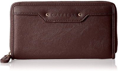 

Caprese Women Casual Brown Artificial Leather Wallet(3 Card Slots), Mud