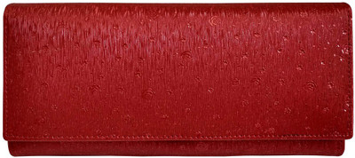 LI LEANE Women Casual Red Artificial Leather Wallet(8 Card Slots)