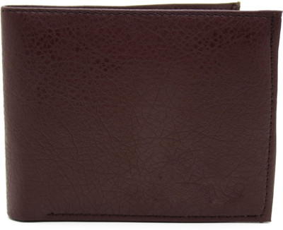 

NIetz Men Brown Genuine Leather Wallet(10 Card Slots)