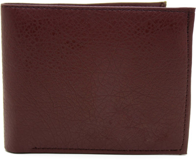 NIetz Men Brown Genuine Leather Wallet(10 Card Slots)