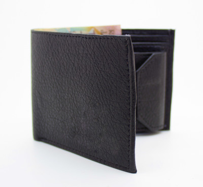

NIetz Men Black Genuine Leather Wallet(10 Card Slots)
