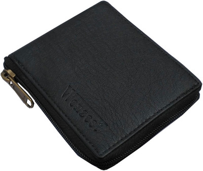 

Wenzest Men Black Artificial Leather Wallet(3 Card Slots)