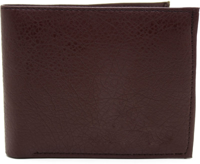 

NIetz Men Brown Genuine Leather Wallet(10 Card Slots)
