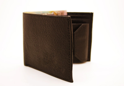 

NIetz Men Brown Genuine Leather Wallet(10 Card Slots)