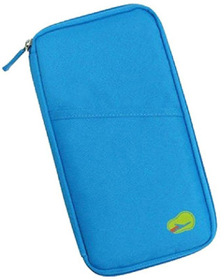 

Kanha Men Blue Fabric Wallet(12 Card Slots), Sky blue