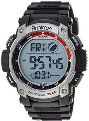 

Armitron Sport Black 2592 Armitron Sport Men's 40/8252BLK Black Digital Chronograph Watch Watch - For Men