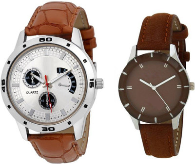 

Montres New Stylish And Attractive Couple Analogue Watch - For Boys & Girls