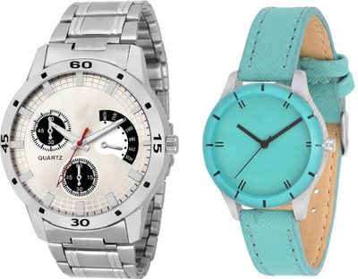 

Montres New Stylish And Fancy Couple Analogue Watch - For Boys & Girls