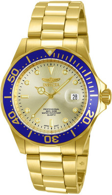 

Invicta Gold 2751 Invicta Men's 14124 Pro Diver Gold Dial 18k Gold Ion-Plated Stainless Steel Watch Watch - For Men