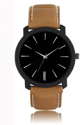 

vbenterprise Brown Leather Strap VI Analog Watch - For Men & Women