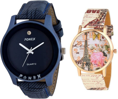 

Fonex 3600309= Multicolor Analogue Latest Flower Design = For Men , Women Watch - For Men & Women
