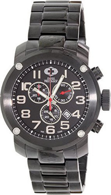 

Swiss Precimax Black 2865 Swiss Precimax Men's SP13013 Marauder Pro Black Dial with Black Stainless Steel Band Watch Watch - For Men