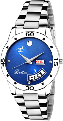 

Britex BT4120 Bauble Day and Date Functioning Studded Indian Made Analog Watch - For Women