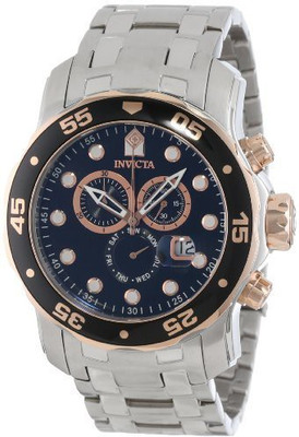 

Invicta Black 2769 Invicta Men's 80036 Pro Diver Chronograph Black Dial Stainless Steel Watch Watch - For Men