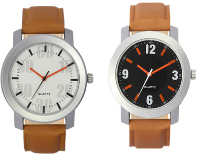 

CLOUDWOOD VL27_28 Combo of 2 Designer Analog Combo Watch - For Men