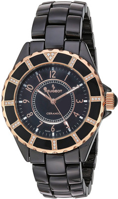 

Peugeot black5271 Peugeot Women's PS4893BK Swarovski Crystal-Accented Ceramic Bracelet Watch Watch - For Men