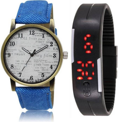 piu collection Wat_06-028 White Dail Analog Watch Watch - For Men
