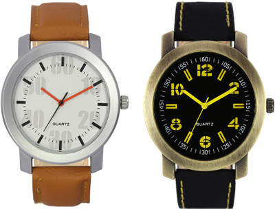 

CLOUDWOOD VL27_33 Combo of 2 Designer Analog Combo Watch - For Men