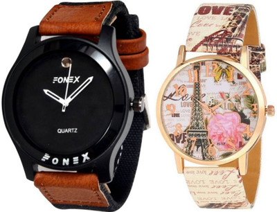 Fonex New Unique Collection couple For Kids and Girls and men Watch - For Men & Women