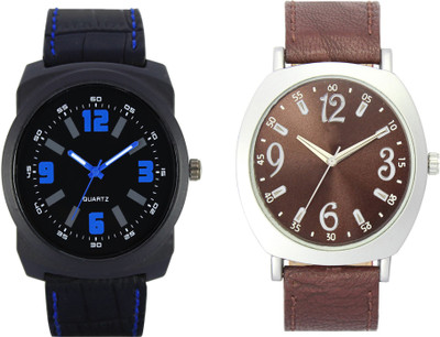 

CLOUDWOOD VL32_46 Combo of 2 Designer Analog Combo Watch - For Men