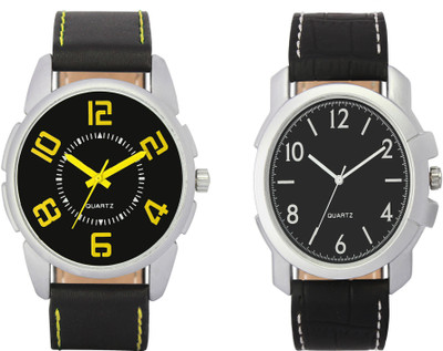 

CLOUDWOOD VL25_35 Combo of 2 Designer Analog Combo Watch - For Men