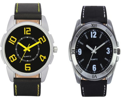 

CLOUDWOOD VL25_34 Combo of 2 Designer Analog Combo Watch - For Men