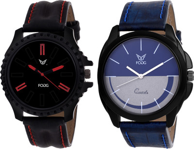 

Fogg 5060-BK-BL Elegant Men Combo Watch - For Men