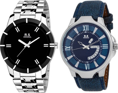 

R S Original RSO-3093 DAY AND DATE BLUE WATCH FOR MEN Watch - For Men