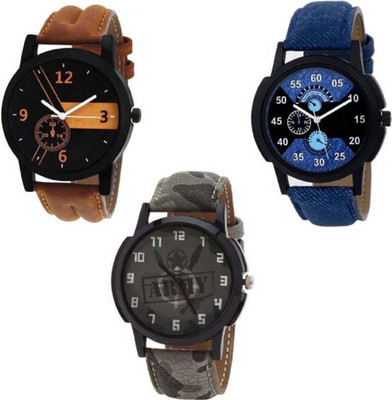 

Musket New Stylish Leather Strap Watch - For Boys