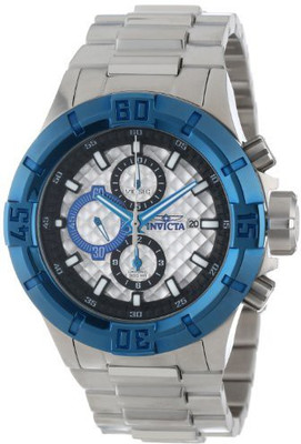 

Invicta Silver 2853 Invicta Men's 12374 Pro Diver Chronograph Silver Textured Dial Stainless Steel Watch Hybrid Watch - For Men