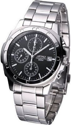 seiko chronograph stainless steel