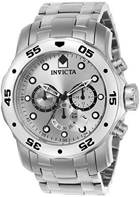 Invicta Silver2463 Invicta Men's 0071 Pro Diver Collection Chronograph Stainless Steel Watch Watch - For Men