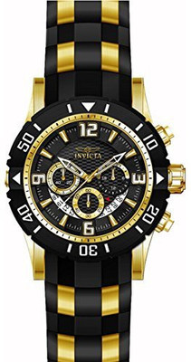 

Invicta Black3726 Invicta Men's 'Pro Diver' Quartz Stainless Steel and Polyurethane Diving Watch, Color:Two Tone (Model: 23702) Watch - For Men