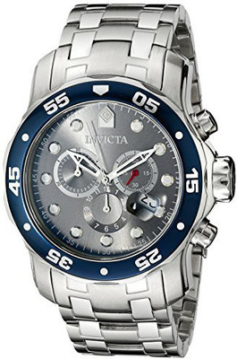 

Invicta Grey8964 Invicta Men's 80059 Pro Diver Analog Display Swiss Quartz Silver Watch Watch - For Men