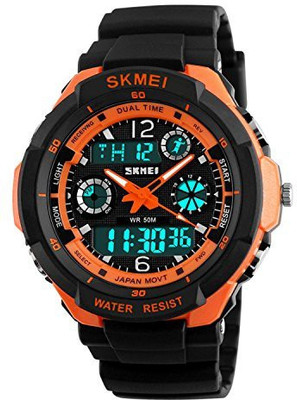 

Gosasa Black3669 Gosasa Multifunction Sport Watch Men's Digital Shock Resistant Quartz Alarm Waterproof Wristwatches Watch - For Men