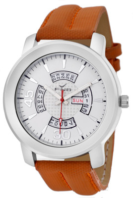 

FNB fnb00177 Silver Dial Day and Date funtioning Watch - For Men