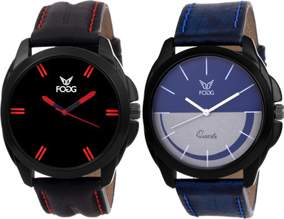 

Fogg 5064-BK-BL Elegant Men Combo Watch - For Men