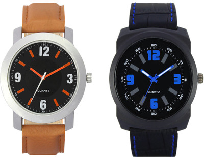 

CLOUDWOOD VL28_32 Combo of 2 Designer Analog Combo Watch - For Men