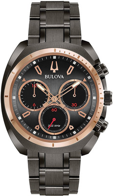 

Bulova Grey 2217 Bulova Men's 'Curv Collection' Quartz Stainless Steel Casual Watch, Color:Grey (Model: 98A158) Watch - For Men