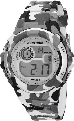

Armitron Sport Grey 3426 Armitron Sport Unisex 45/7059CGY Digital Grey and Black Camouflage Resin Strap Watch Watch - For Men